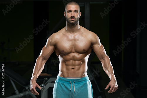Portrait Of A Physically Fit Young Man