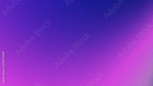 Schilderij op canvas Deep violet transitions to soft magenta via grainy textured noise gradient; smooth color blending with fine film grain texture