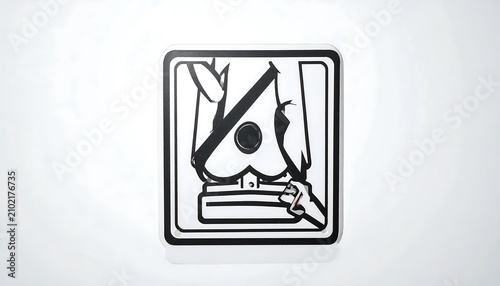 Minimalist black and white cat silhouette icon.