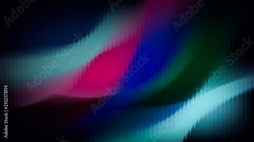 Принти на полотні Abstract vibrant vertical glass stripes wallpaper, a mesmerizing blend of blues,