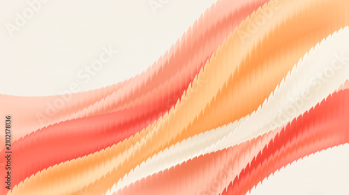 Fotografía Abstract wavy vertical glass stripes wallpaper, textured surface with subtle col