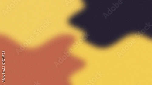 Tableau sur toile A soft-focus wavy divide merges warm yellow with deep purple and hints of orange, delivering energetic yet soothing color for artful marketing