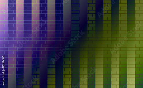 Abstract brick wall gradient with vertical stripes and soft lighting for design backgrounds
