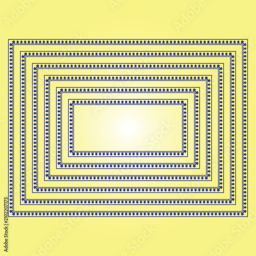 Border design and frame