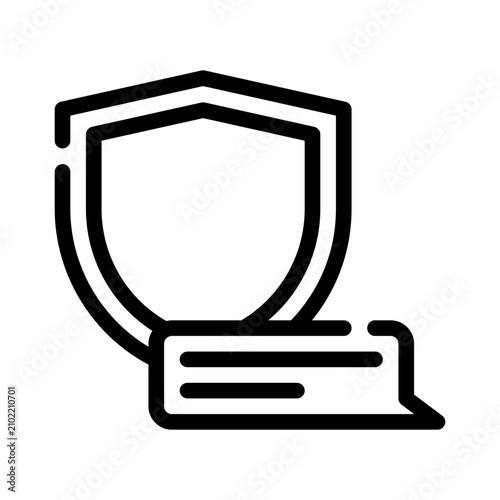 Obraz na płótnie moderator line icon