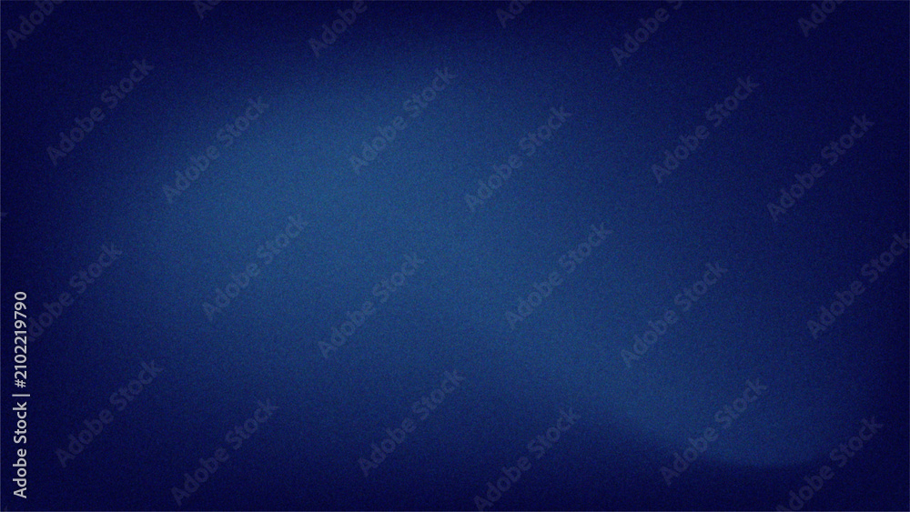 Obraz premium Dark Abstract Background with Soft Blue Glow and Vintage Film Grain Texture