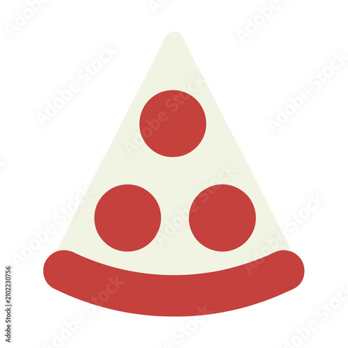 Slice of pepperoni pizza