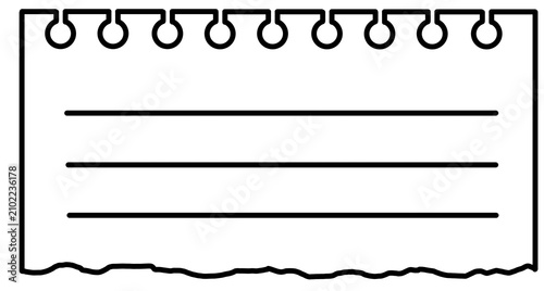 Canvastavla black and white page