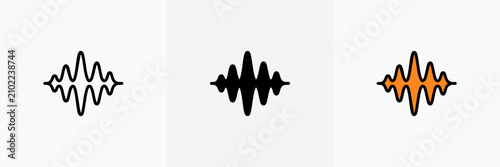 Fotografie Sound wave icon