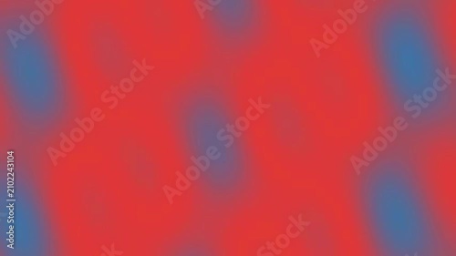 Abstract Color Field Swirls Moving Across Red Blue Background