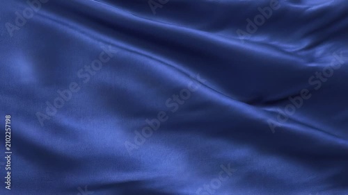 Elegant Flowing Blue Silk Fabric Motion Background 4K