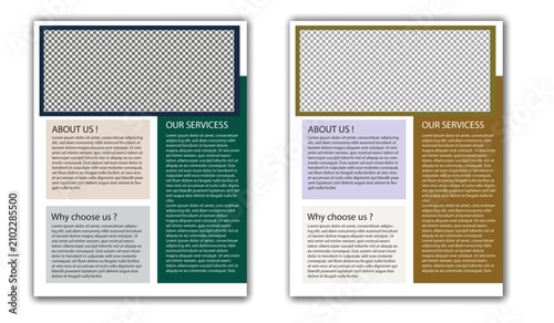 Bild auf Leinwand Creative Corporate & Business Flyer Brochure Template Design, abstract business flyer, vector template design