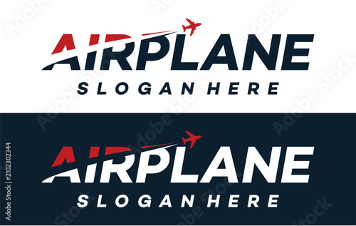 Airplane Logo Design template Illustration Vector