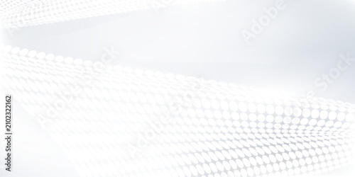 Fotografie Simple dot white background modern design Vector illustration