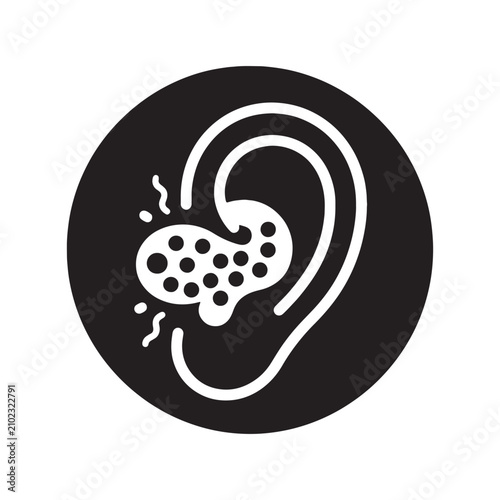 Black of ear infection symptoms disease