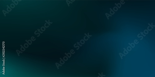 Fotografi Abstract elegant dark blue to light blue and green gradient background illustrat