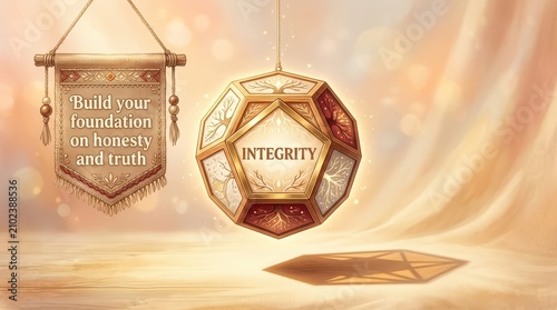The Power of Integrity and Truth: Symbolic Imagery of Ethical Foundations and Moral Strength