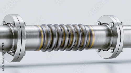 Stainless Steel Expansion Bellows for Sanitary Installations in Industrial Applications