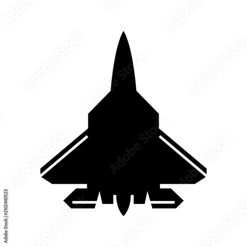 Su 57 aircraft Icons Solid style, silhouettes of modern fighter jets, military aircraft, and aviation, ideal for defense, aerospace, transportation, and aviation designs.