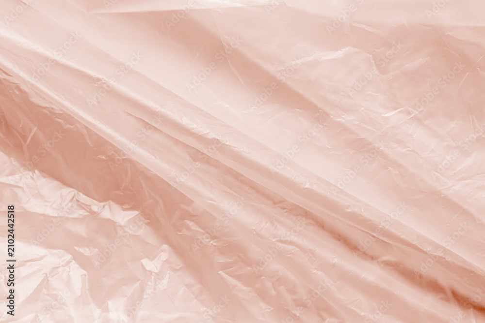 Fototapeta premium Plastic bag brown pink abstract backgorund