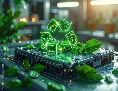Electric Vehicle Battery Recycling Concept