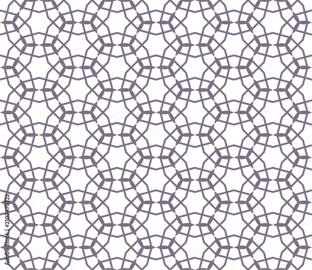 Obraz premium Geometric Interconnected Hexagonal Lines Background