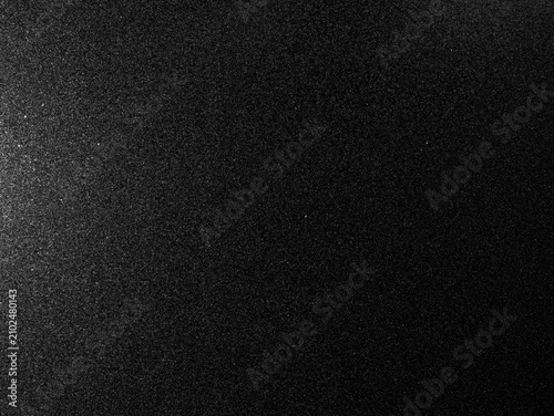 Black glitter texture background, sparkling metallic shimmer, macro close-up, for overlays, blend mode textures, digital wrapping paper, invitations, and backgrounds.