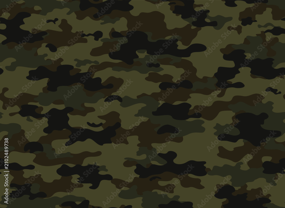 Fototapeta premium military camouflage pattern texture, seamless army background