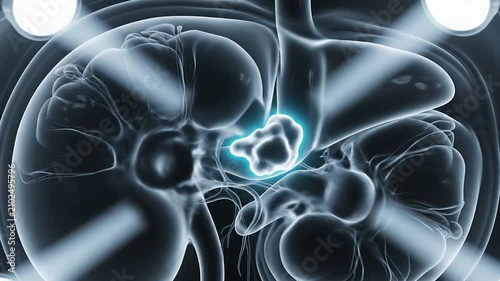Tumor Removal Concept In Transparent Organ Anatomy Image Highlighting Medical Technology And Healthcare Innovations