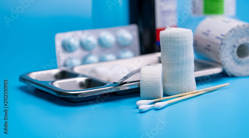 Billede på lærred Wound care dressing set