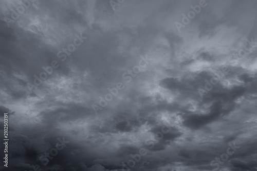 Konstfotografi Dark dramatic sky and clouds