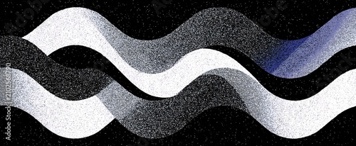 Grainy background with liquid wavy curves abstract noise texture poster header backdrop design