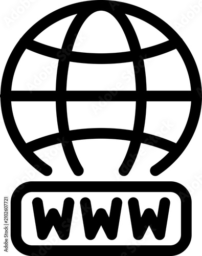 website icon vector object illustration