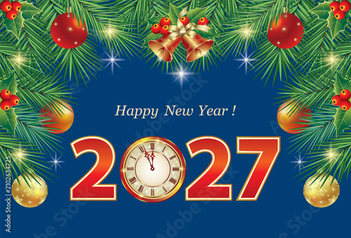 Canvastavla Happy New Year 2027
