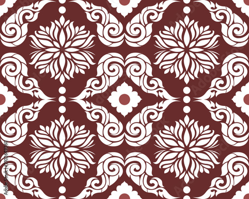 Abstract ethnic geometric pattern design for background or Wallpaper.