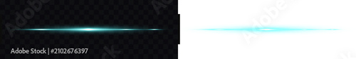 Foto Lens flare burst dazzling pure cyan, with cyberpunk theme.