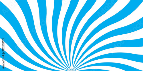 Schilderij op canvas Minimal gradient sunrise radiate striped wave geometric circus light Colorful sun rays sunburst pattern background