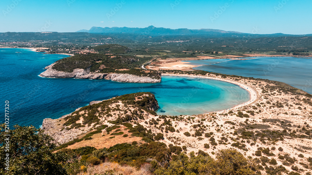 Fototapeta premium Voidokilia Beach, Greece.