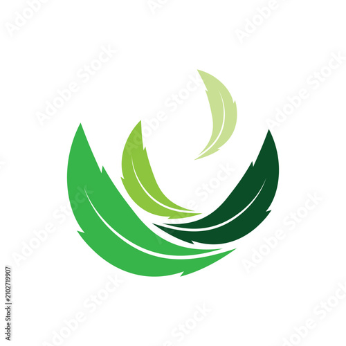 Eco Tree Leaf Logo Template