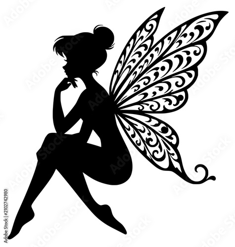 Schilderij op canvas tinkerbell vector