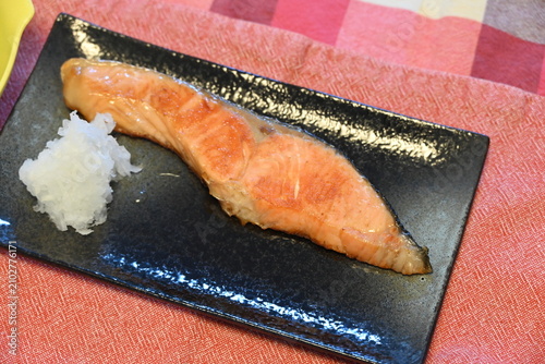 シャケの塩焼き