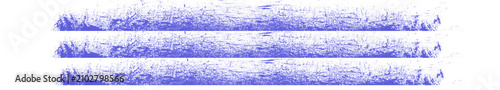 Foto Blurry horizontal blue and purple brush strokes on white background