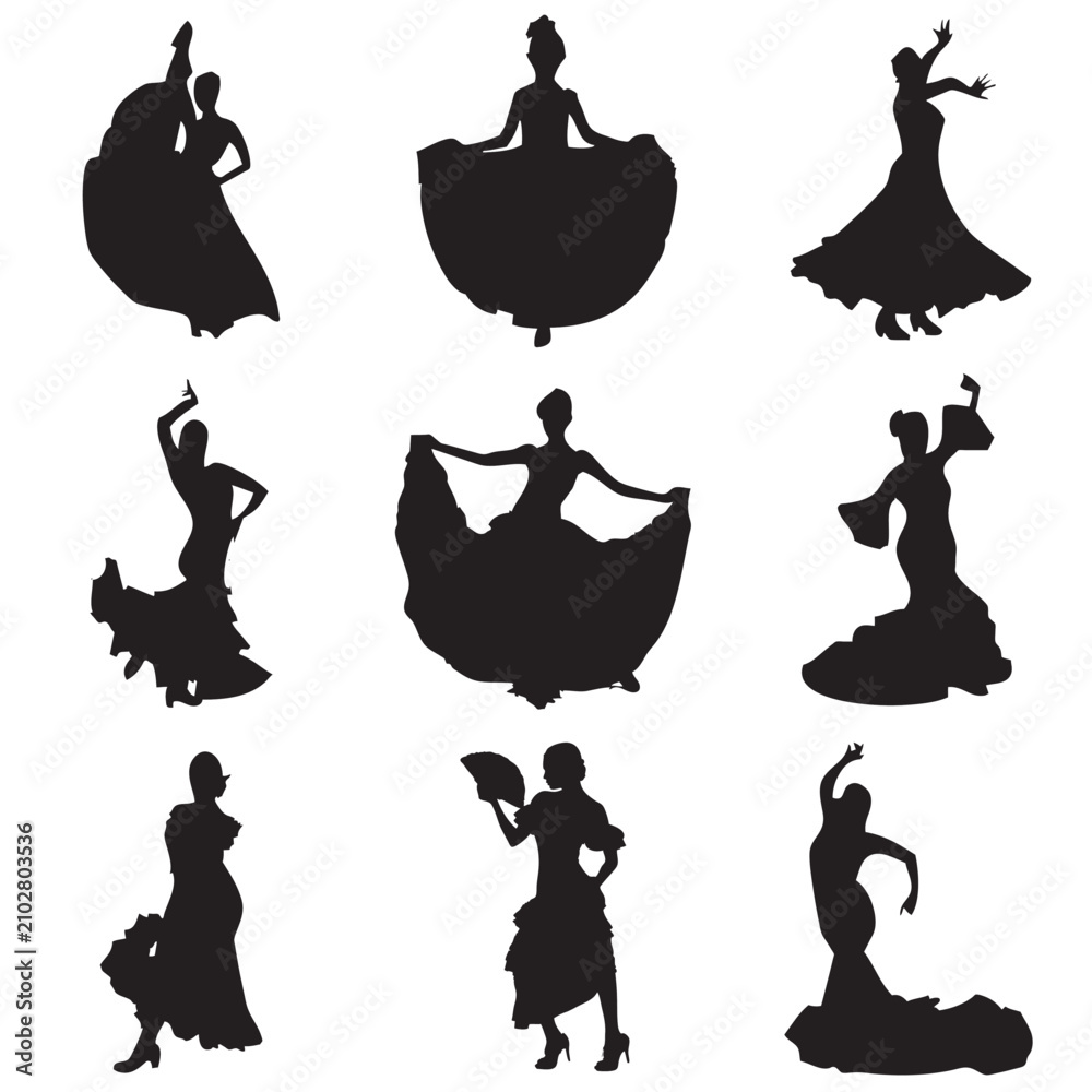 Fototapeta premium Flamencas