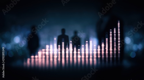 Global fund management, certified trustworthy records, process efficiency chart, combined corporate effort, market lead analytics, executive presentation, supporting evidence.