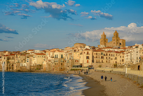 Cefalu town in Sicily