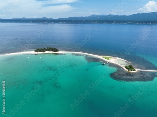 福井県　水島から見る風景　ドローン空撮