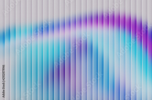 Obraz na płótnie Abstract colorful light streaks flowing vertically across a textured ribbed back