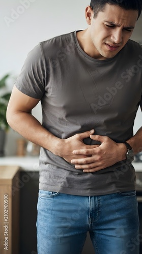 Abdominal Pain Man – stomach, discomfort, cramps, health, illness, wellness, symptom, lifestyle
