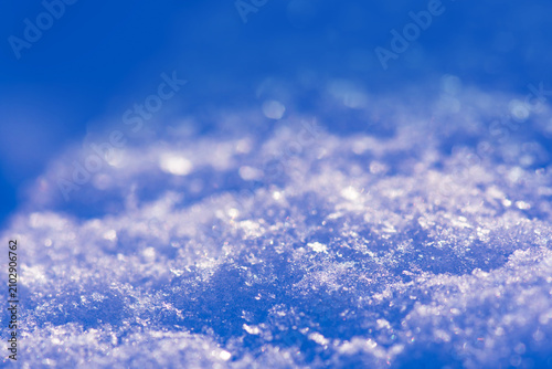 Bild auf Leinwand Abstract natural winter background top view with copy space.