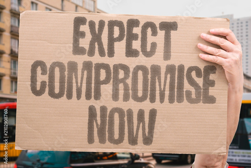 Foto "Expect Compromise Now" They hope for a deal